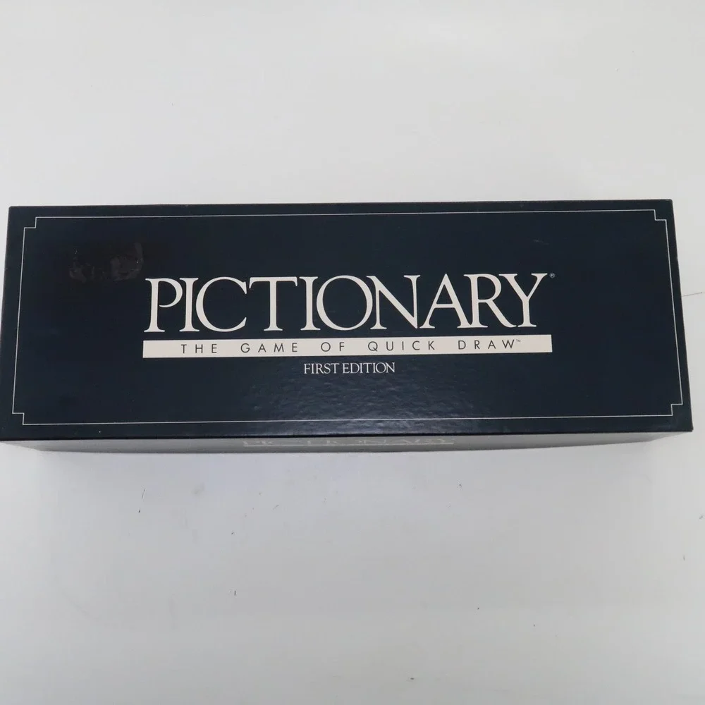 1985 Pictionary First Edition Board Game, 3 to 16 players Ready to play Complete